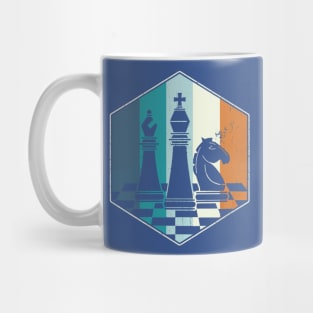 chess pieces retro gift 1 Mug